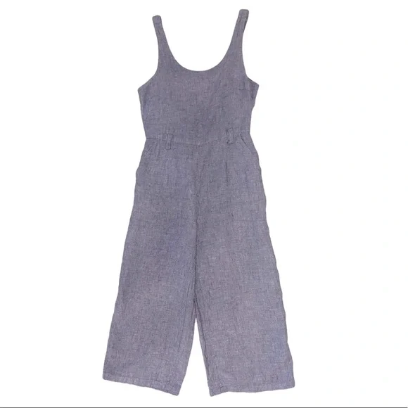 Linen Chambray Jumpsuit - Picture 10 of 10